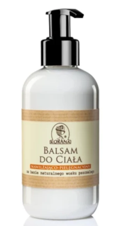 Nawilżająco-pielęgnujący balsam do ciała z woskiem pszczelim