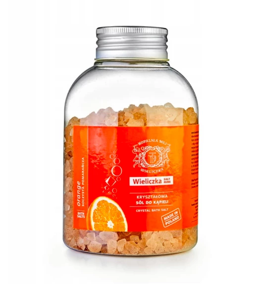 Kryształowa sól do kąpieli - Soczysta pomarańcza