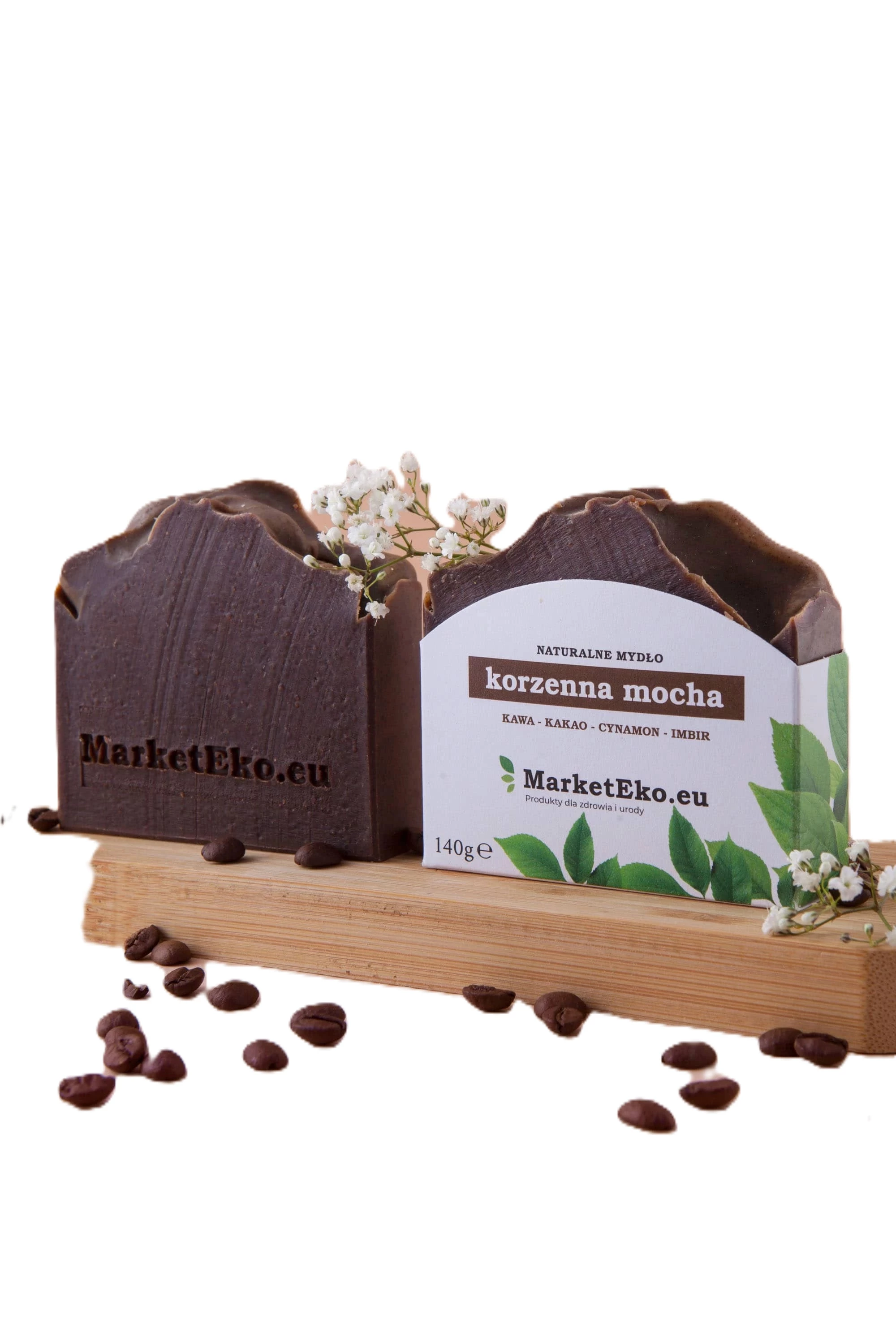 Naturalne Mydło - Korzenna Mocha z kawą, kakao, imbirem i cynamonem