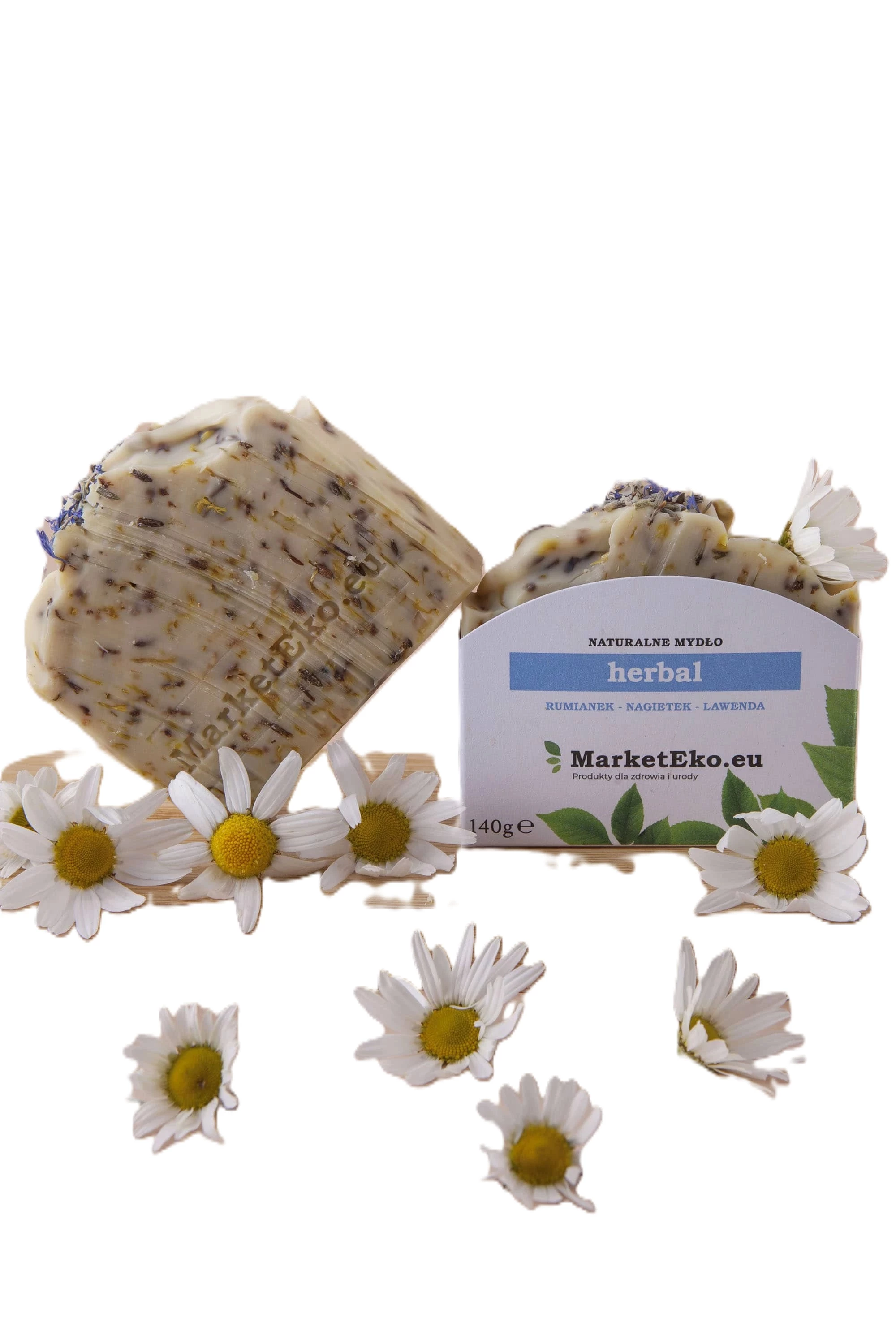 Naturalne Mydło - Herbal z rumiankiem, nagietkiem i lawendą