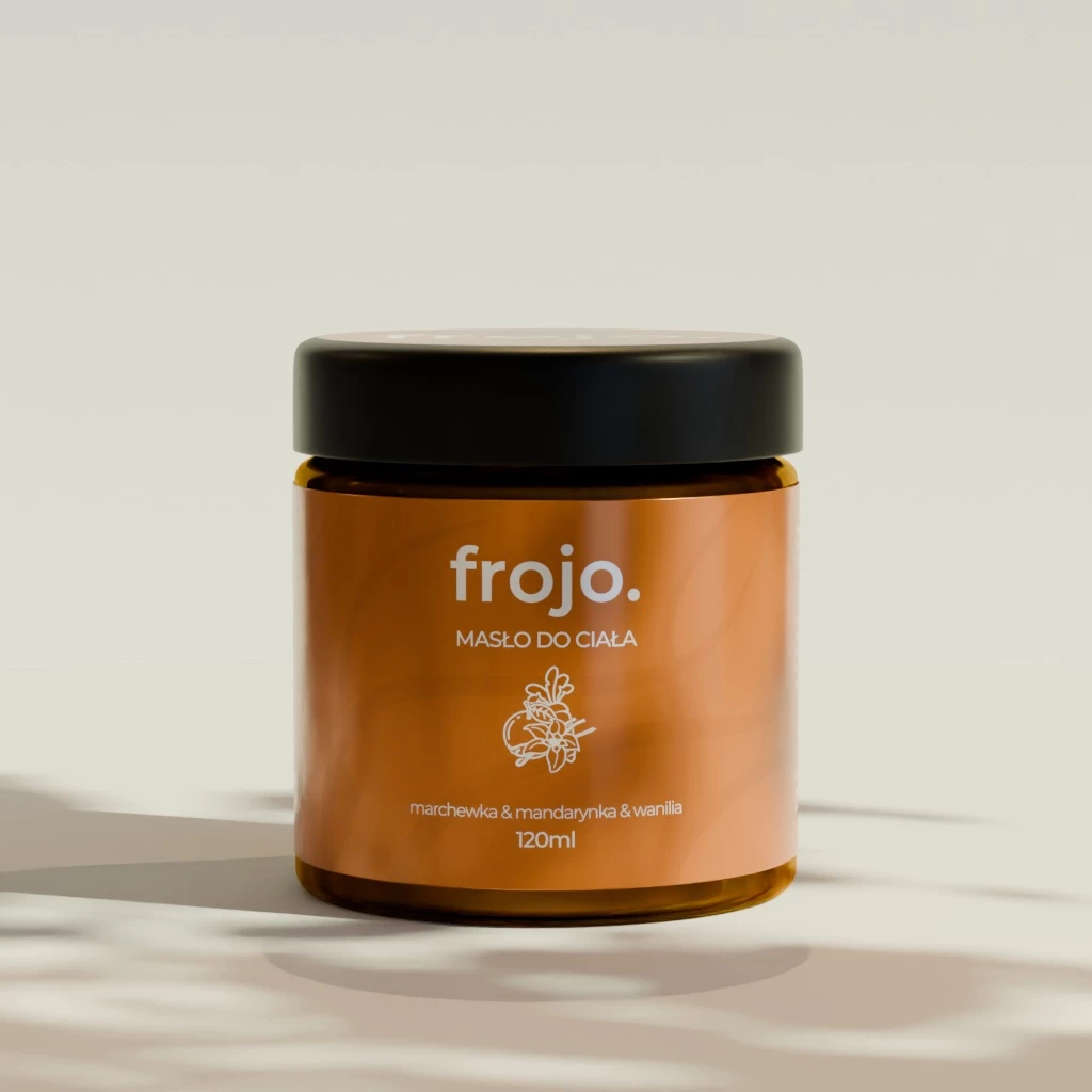 Masło do ciała - marchew - mandarynka - wanilia - 120 ml