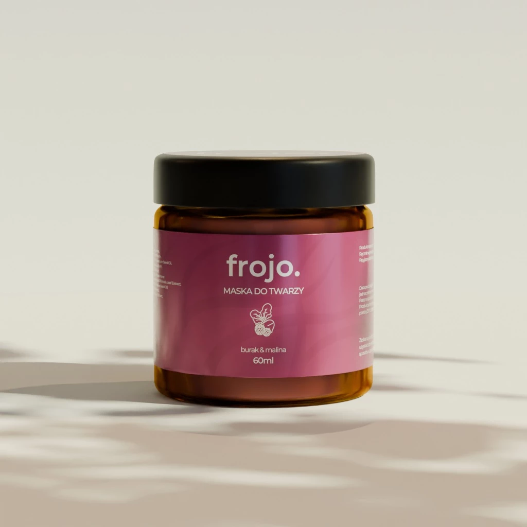 Maska do twarzy - burak - malina - 60 ml