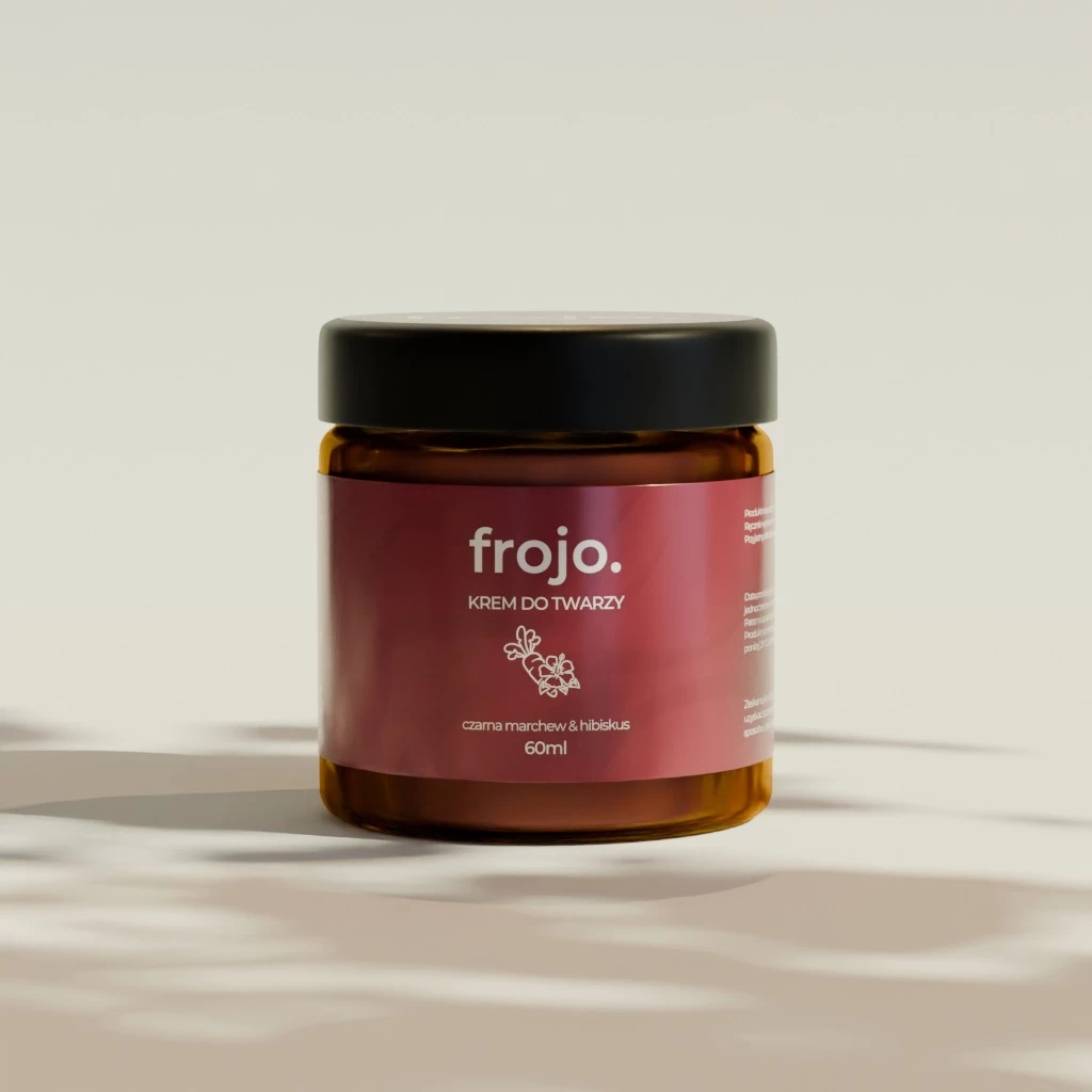 Krem do twarzy - czarna marchew - hibiskus - 60 ml